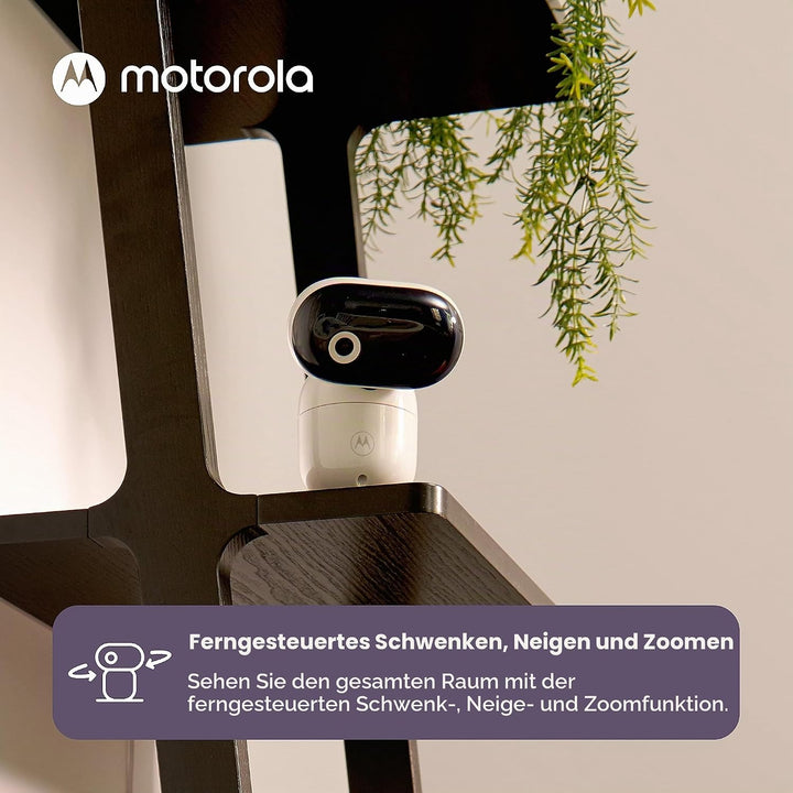 Motorola Nursery PIP1010 CON Baby Monitor-mit Kamera-Schwenken, Neigen, Zoomen und Nachtsicht-Wandha