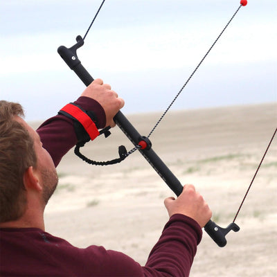 Wolkenstürmer® Paraflex Trainer 3-Leiner Lenkmatte 3.1 Neongrün - „Ready to Fly“ Kite Drachen inkl.
