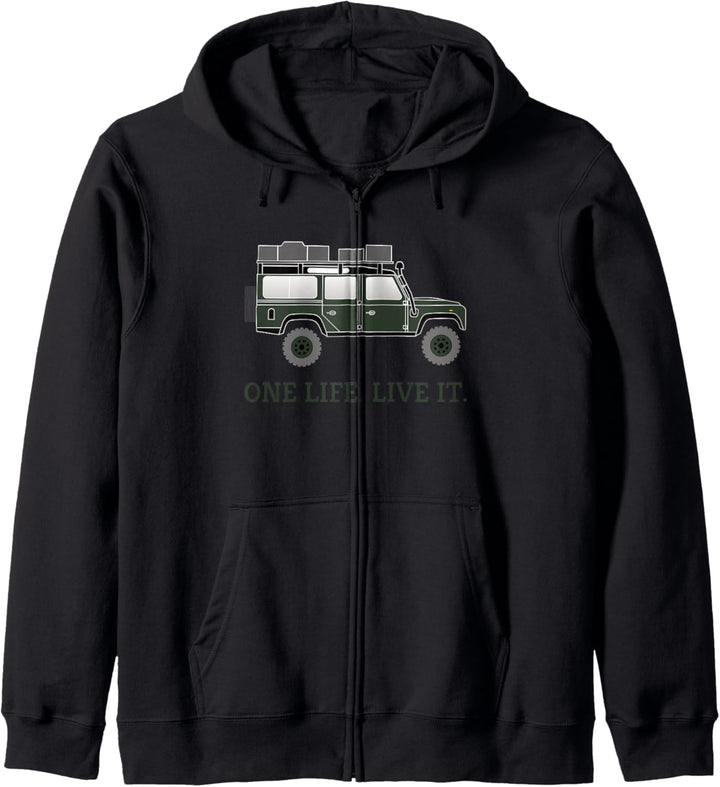 Defender Dachzelt Offroad 4x4 Reisefahrzeug Kapuzenjacke