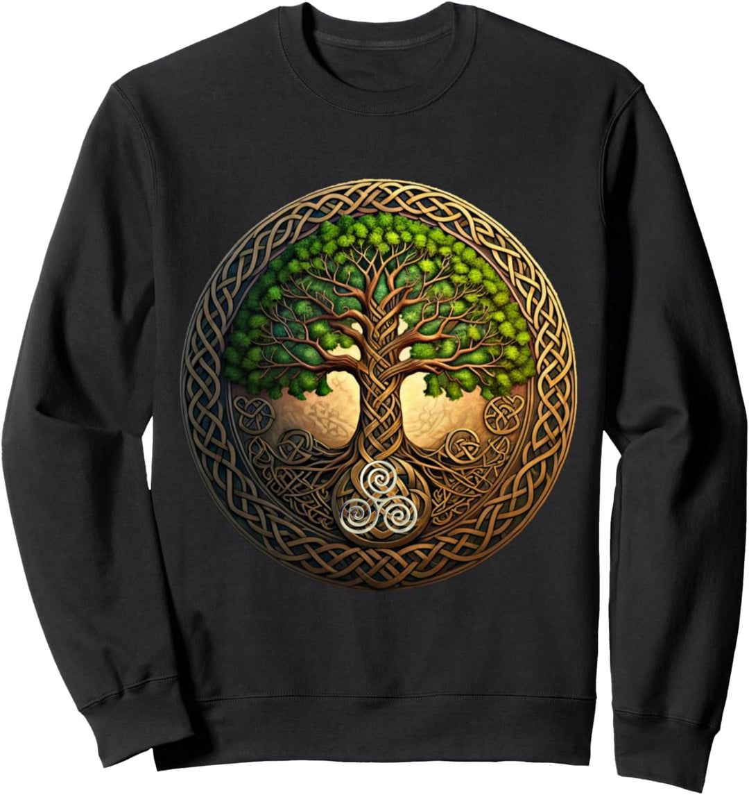 Ein Lebensbaum mit einem triskele Sweatshirt