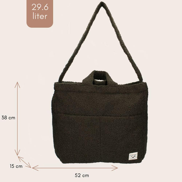 Vadobag Grosse Grüne Baby Teddy Wickeltasche | mit Wickelunterlage | Kidzroom