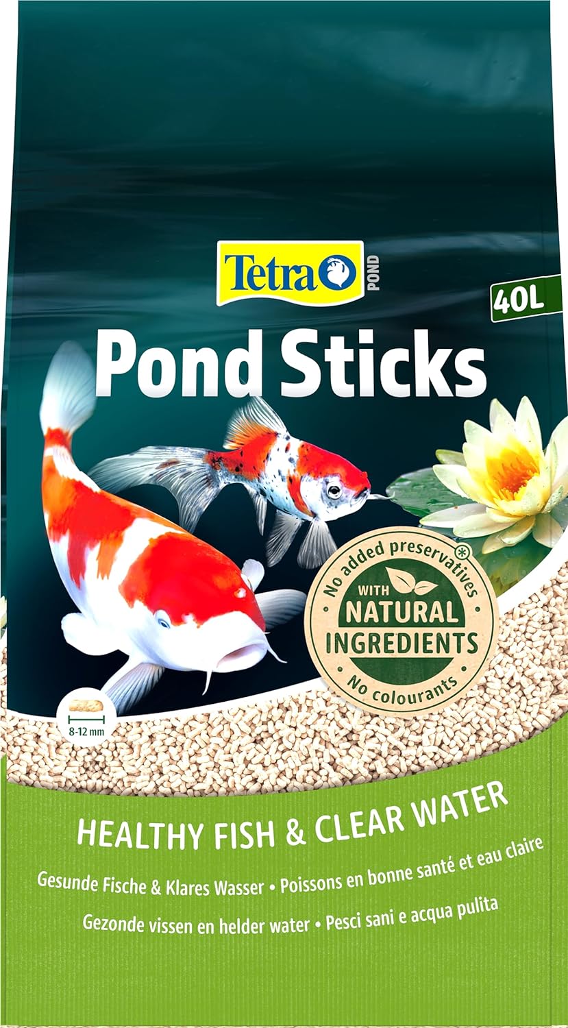 Tetra Pond Sticks - Fischfutter für Teichfische, für gesunde Fische und klares Wasser im Gartenteich