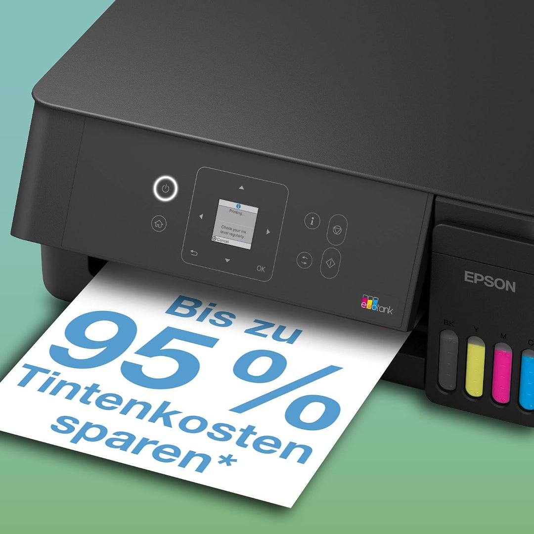 Epson EcoTank ET-2922 | Für vielbeschäftigte Haushalte | Wi-Fi | A4 | Drucken, Kopieren, Scannen | L