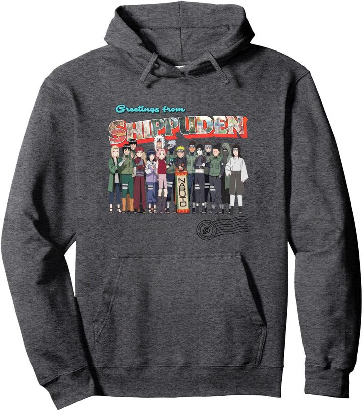 Naruto Shippuden Grüsse von Hidden Leaf Pullover Hoodie