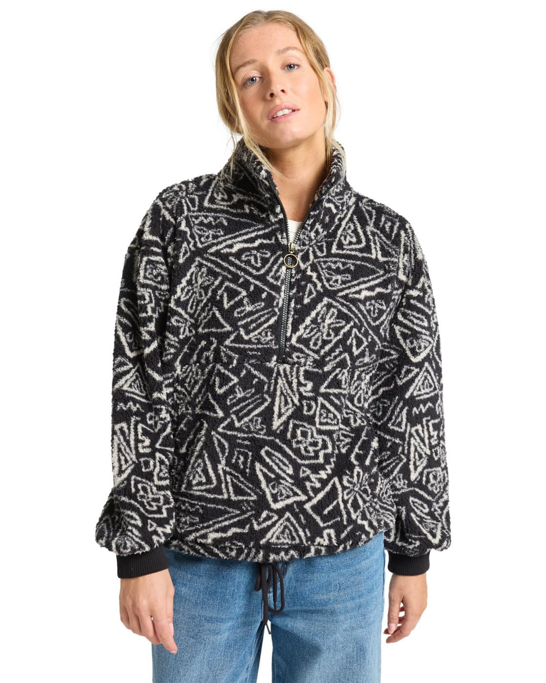 Billabong Damen Auszeit Sweatshirt XS Black Pebble, XS Black Pebble