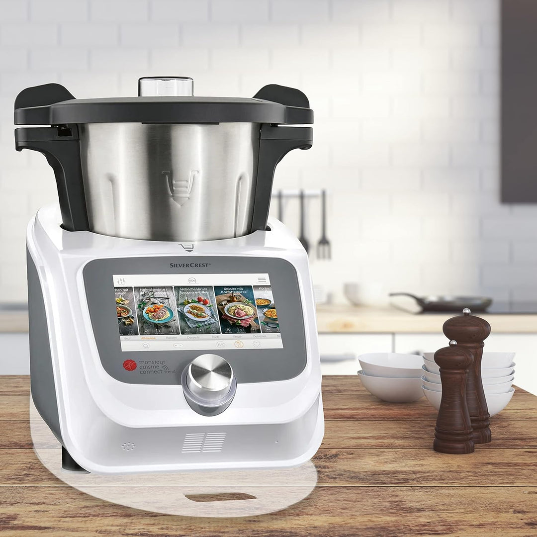 Gleitbrett aus Acryl für Monsieur Cuisine Smart | Connect und weitere Küchengeräte | transparent | 4