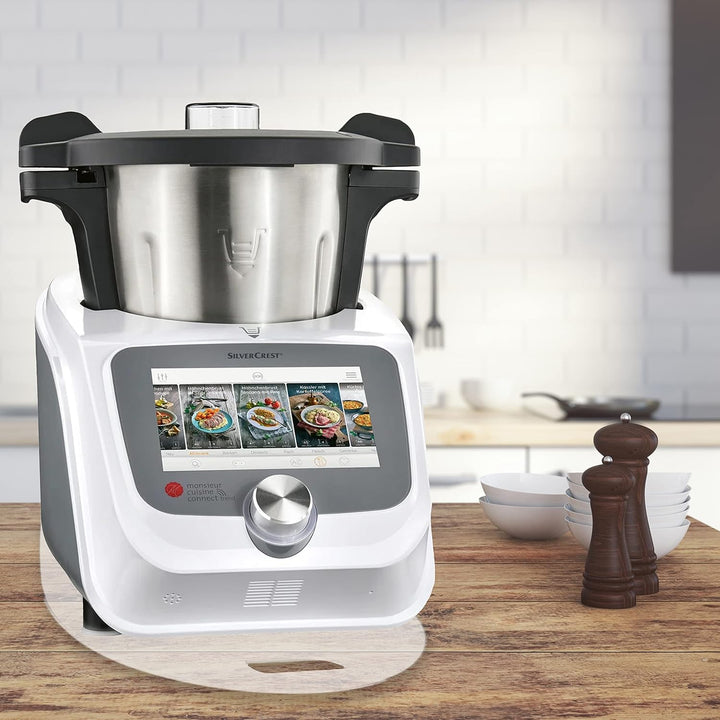 Gleitbrett aus Acryl für Monsieur Cuisine Smart | Connect und weitere Küchengeräte | transparent | 4