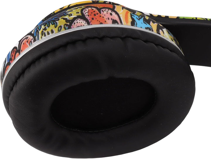 Over-Ear-Kopfhörer, Kabelloses, Faltbares, Leichtes Headset, Innovativer Graffiti-Design-Kopfhörer m