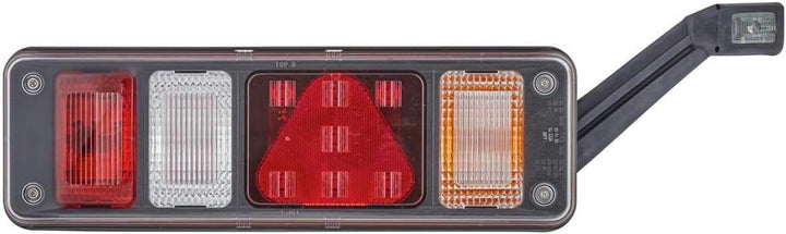 HELLA - Heckleuchte - Hybrid - 24V - Anbau/geschraubt - Lichtscheibenfarbe: glasklar - Stecker: Easy