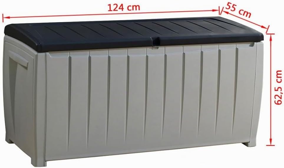 Keter Aufbewahrungsbox Gartenbox Auflagenbox Truhe Kissenbox Novel 17198681