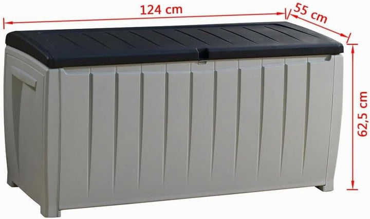 Keter Aufbewahrungsbox Gartenbox Auflagenbox Truhe Kissenbox Novel 17198681