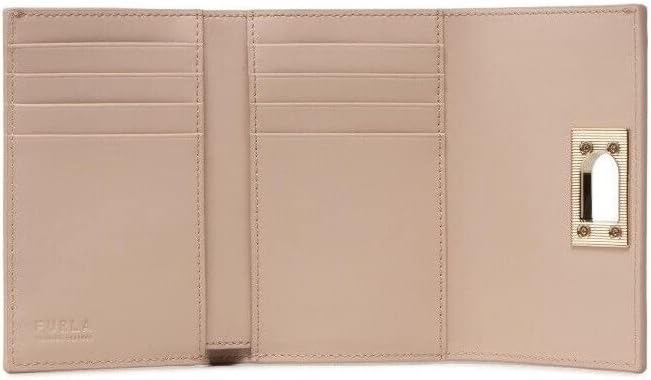 Furla 1927 Druckknopf Brieftasche Beige