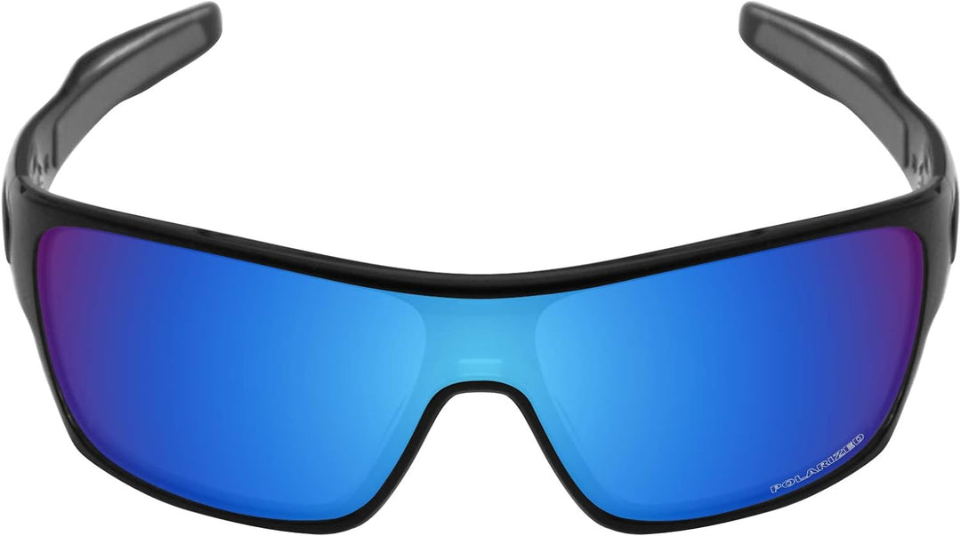 Mryok Ersatzgläser für Oakley Turbine Rotor Korrosionsschutz Gegen Meerwasser Polarisiert - Ice Blue