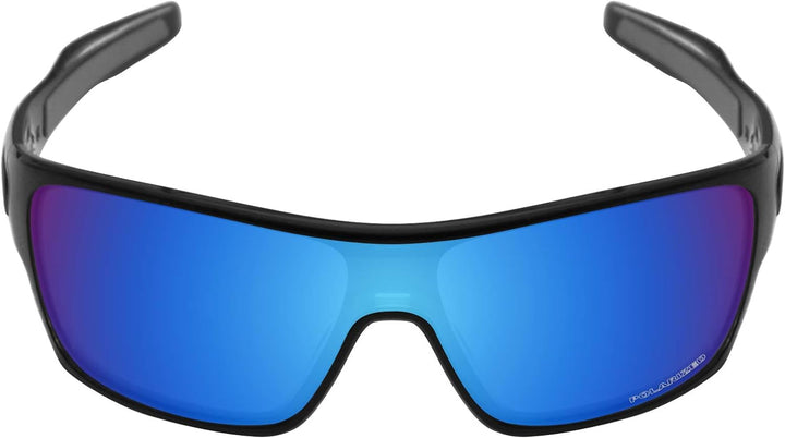 Mryok Ersatzgläser für Oakley Turbine Rotor Korrosionsschutz Gegen Meerwasser Polarisiert - Ice Blue