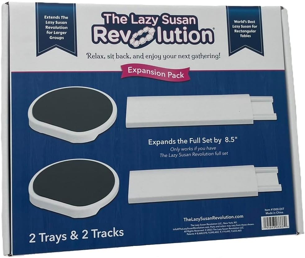 Erweiterungspaket: 2 gerade Schienen und 2 Ablagen. Funktioniert Nicht ohne das The Lazy Susan Revol