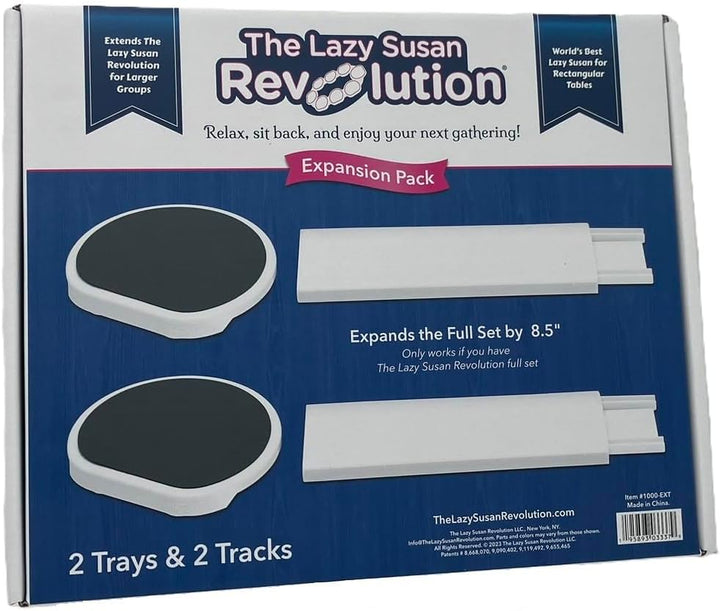 Erweiterungspaket: 2 gerade Schienen und 2 Ablagen. Funktioniert Nicht ohne das The Lazy Susan Revol