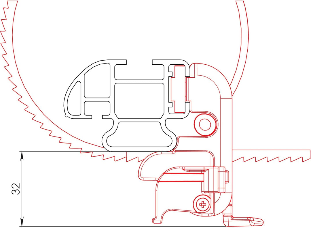 Lampa N 11065 Gurte zur Befestigung von Leitern U-5 für Träger Kargo und Kargo-Plus