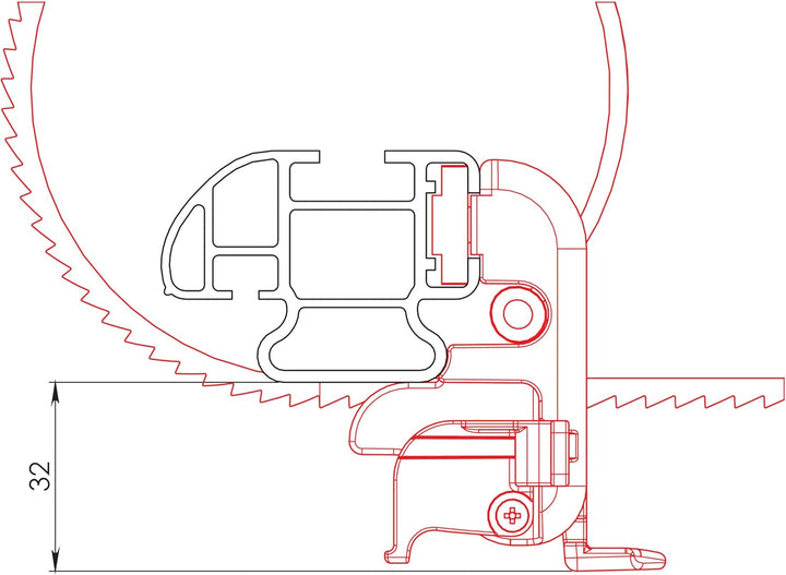 Lampa N 11065 Gurte zur Befestigung von Leitern U-5 für Träger Kargo und Kargo-Plus