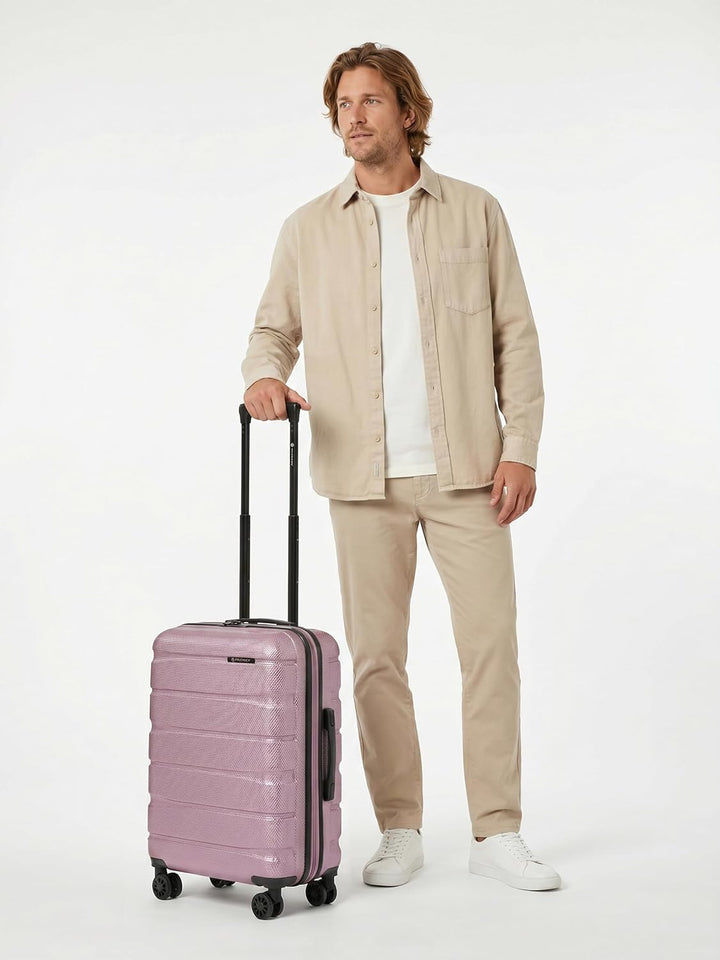 Franky Munich 4.0 Handgepäck Koffer | Hartschalen Trolley mit 4 Rollen, TSA-Zahlenschloss, Arretierb
