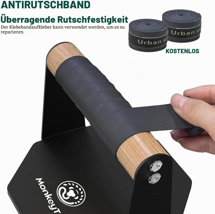 MonkeyTail Liegestützgriffe – Home Gym Ausrüstung für Push-Ups &amp; Armmuskeltraining – Schaumgriff (Sc