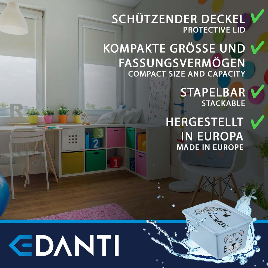 Aufbewahrungsbox Für Kinder Kunststoffbehälter Spielzeugbehälter Spielzeugkiste Kinderzimmer Kinderb