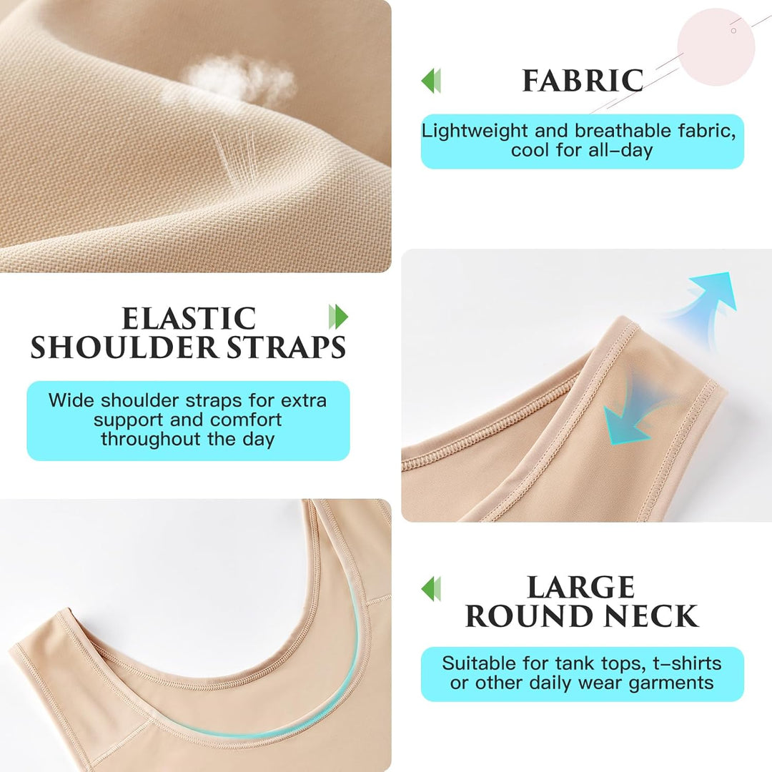 XUJI Halb Brust Binder Transgender Kompression FTM Pullover Design Binder XL Nude, XL Nude
