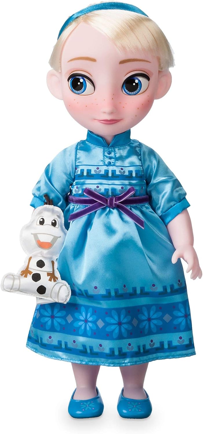 Disney Store Puppe ELSA aus der Animator Collection, Die Eiskönigin, 39 cm / 15", echt wirkendes Haa