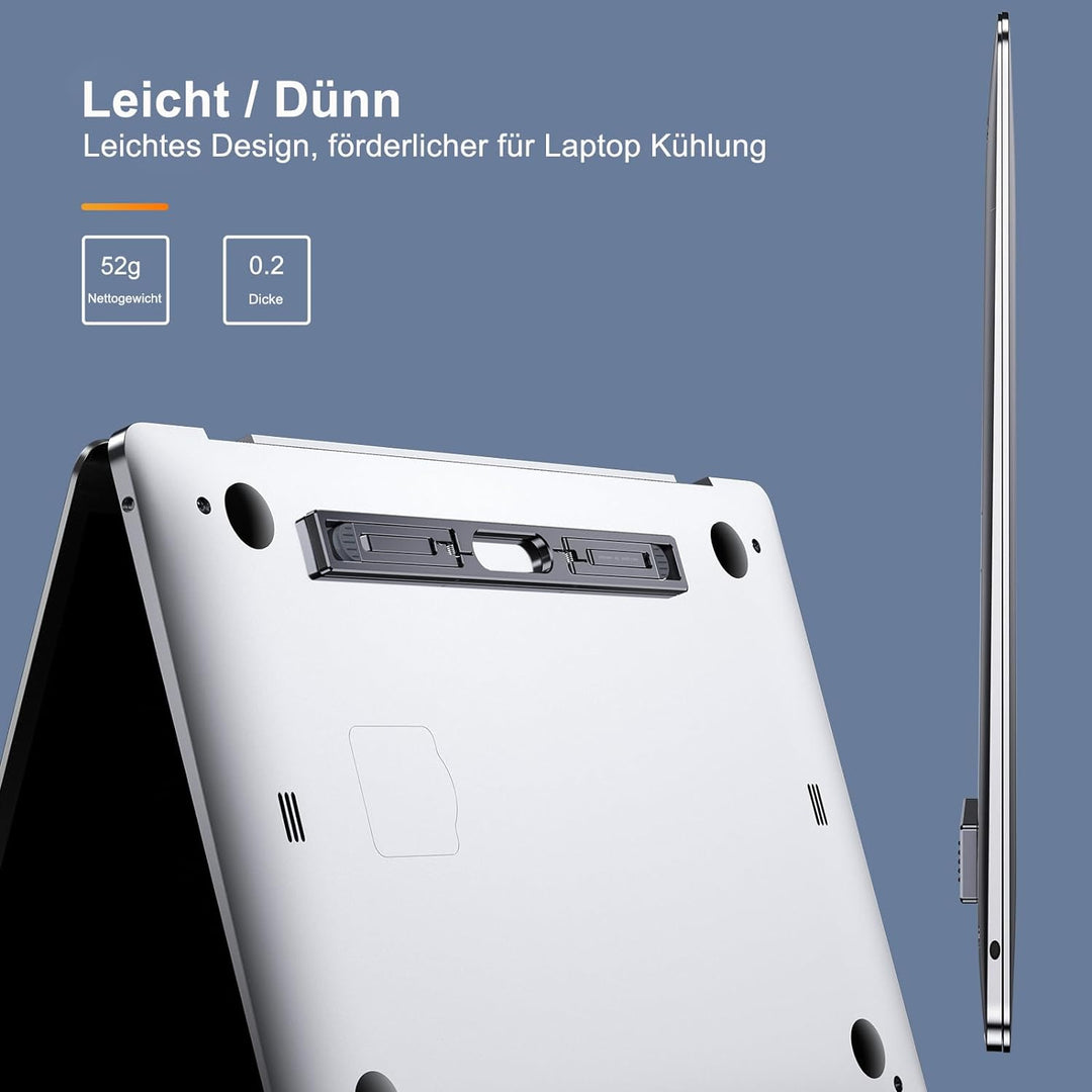 nediea Faltbarer Laptop Ständer, Laptopständer Höhenverstellbar, Laptop Kippständer, Tragbarer Lapto