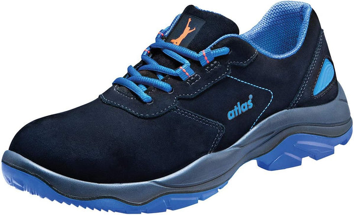 Atlas Ergo-MED 645 XP ESD S3 Sicherheitsschuhe, Halbschuhe Herren, Softnubukleder 39 EU, 39 EU Schwa