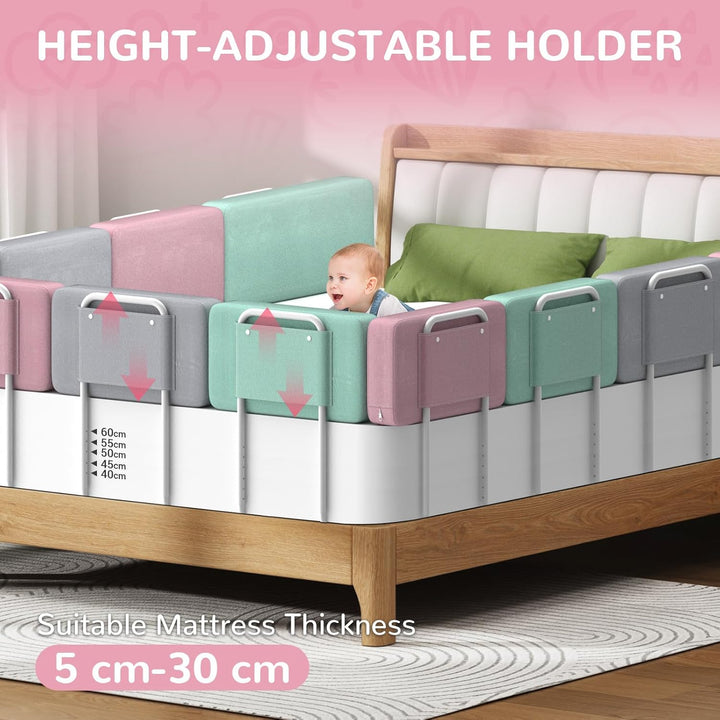 Rausfallschutz Bett Bettschutzgitte Bettgitter-Rausfallschutz & Höhenverstellbares Baby-Kinderbett m