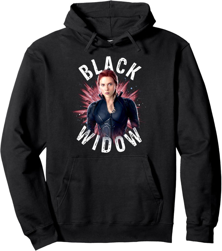 Marvel Avengers: Endgame Black Widow Burst Portrait Pullover Hoodie