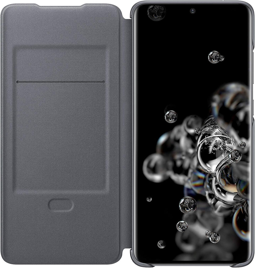 Samsung LED View Smartphone Cover EF-NG988 für Galaxy S20 Ultra Handy-Hülle, LED-Anzeige, Kartenhalt