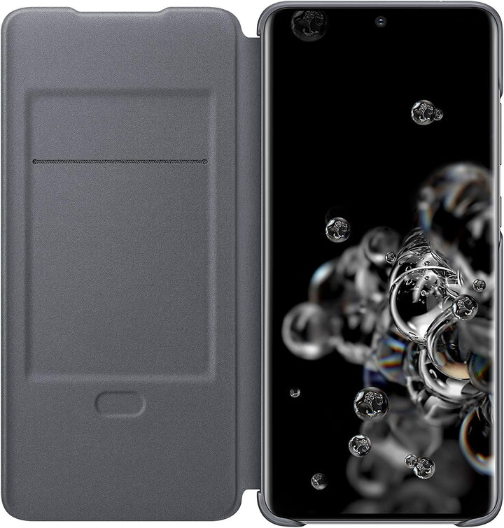 Samsung LED View Smartphone Cover EF-NG988 für Galaxy S20 Ultra Handy-Hülle, LED-Anzeige, Kartenhalt