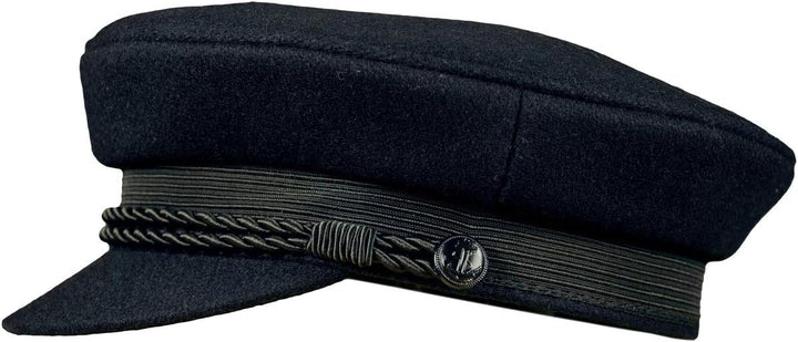 MADSea Elbsegler Premium Tuch mit Flaggenpin Pirat Jolly Roger dunkelblau Pin, Grösse:54, Pins:Pirat
