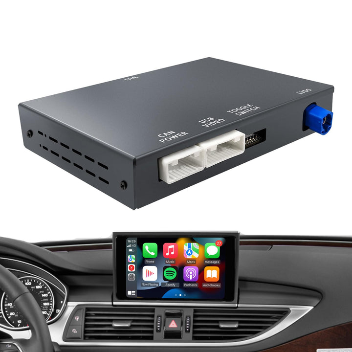 EZoneTronics Wireless CarPlay & Android Auto Retrofit Kit Decoder für Audi A4/A5/Q5 2008-2018 mit MM