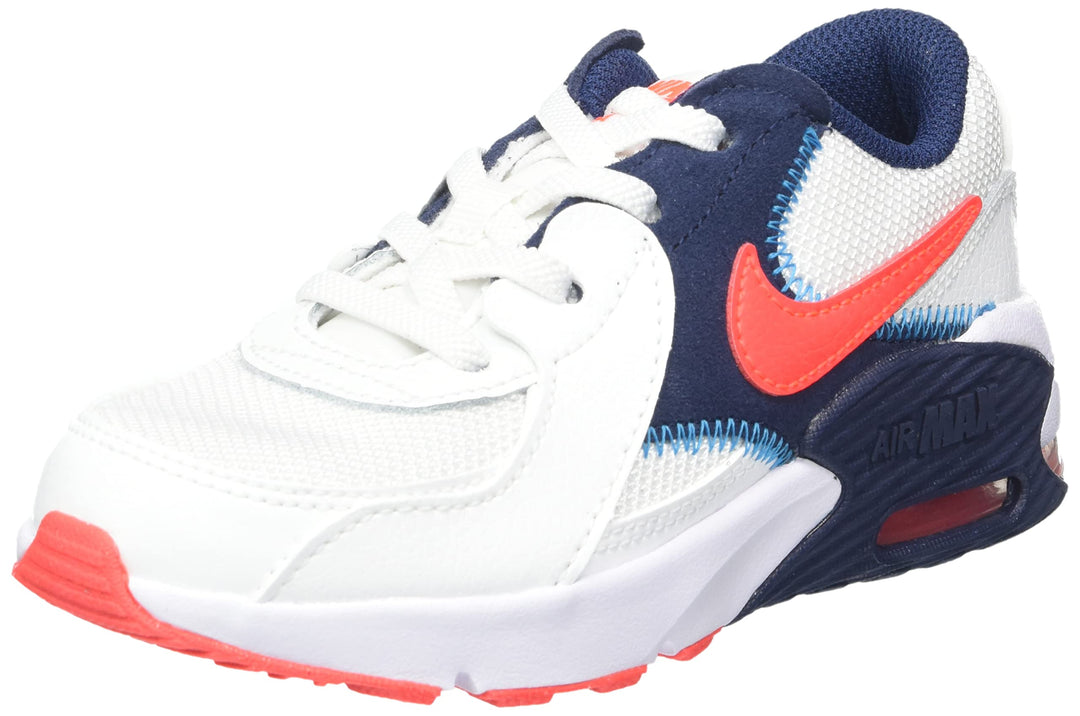 Nike Herren Air Max Excee Sneaker 31.5 EU Summit White Bright Crimson, 31.5 EU Summit White Bright C