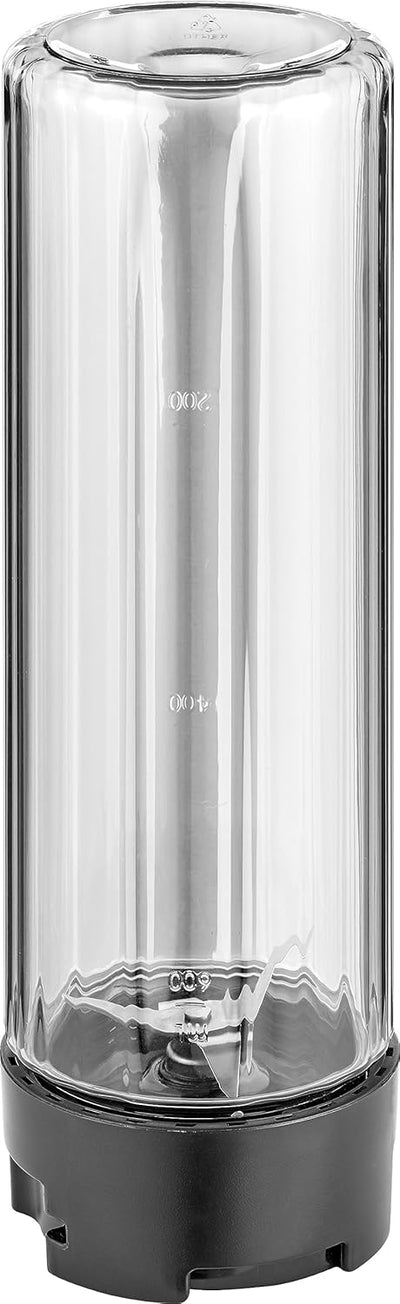 ZWILLING 2 in 1 Trinkflasche und Mixbehälter Inkl. Verschluss Füllmenge: 600 ml Transparent/Schwarz