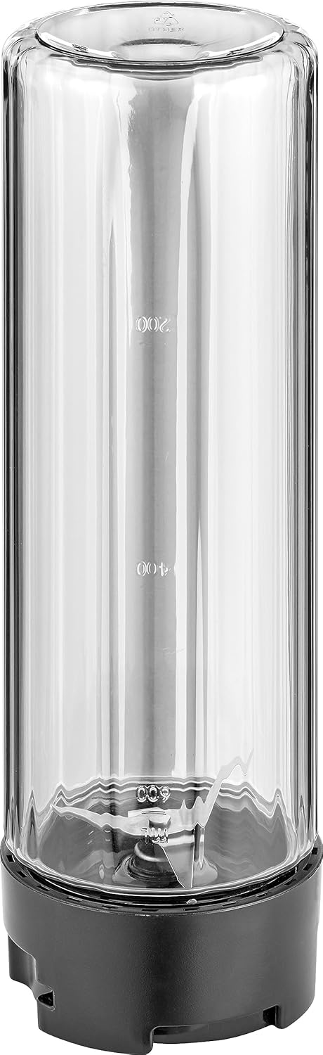 ZWILLING 2 in 1 Trinkflasche und Mixbehälter Inkl. Verschluss Füllmenge: 600 ml Transparent/Schwarz
