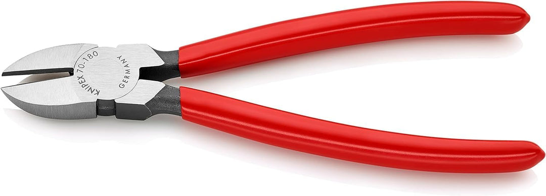 KNIPEX Seitenschneider mit Kunststoff überzogen 180 mm, 70 01 180 EAN 180 mm / mit EAN-Kennzeichnung