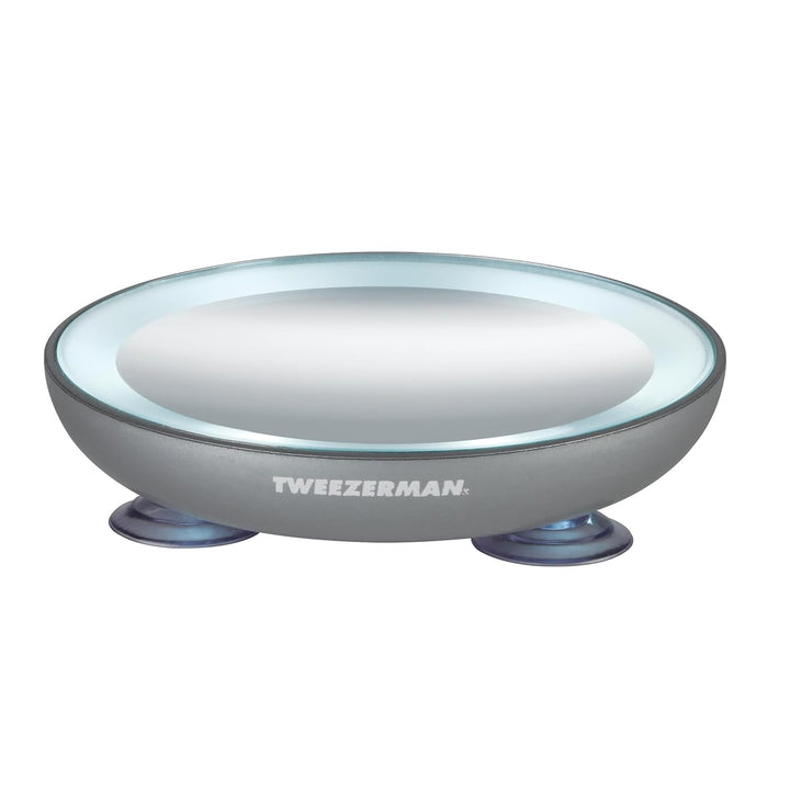 Tweezerman Led 15x Mini-Spiegel Ø 9 cm, Ø 9 cm