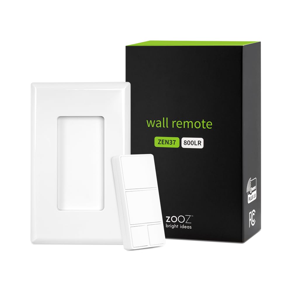 Zooz 800 Series Z-Wave Wandfernbedienung und Szenen-Controller mit grosser Reichweite ZEN37 (batteri
