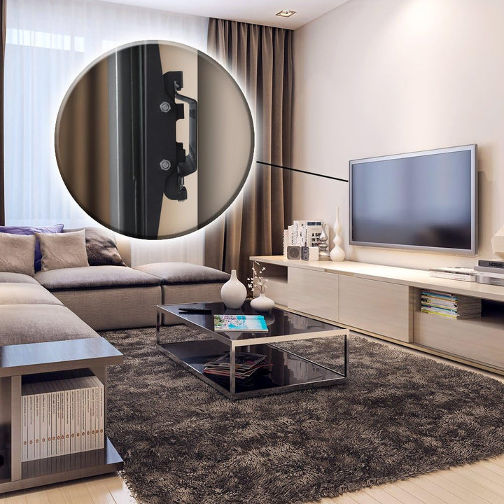 deleyCON Universal TV Monitor Wandhalterung 23"-42" Zoll (58-107cm) Neigbar - 35Kg - bis VESA 200x20