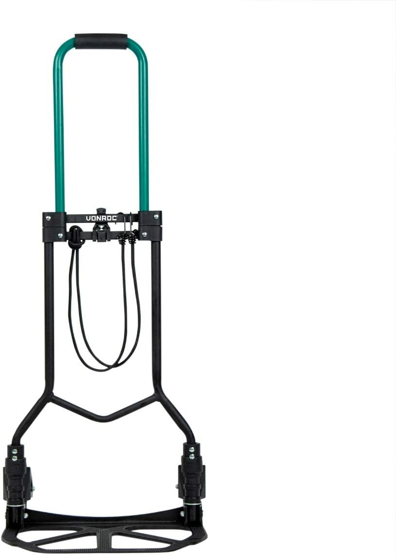 VONROC Sackkarre klappbar - Transportwagen, Transportkarre bis 80kg - Transporthilfe Vollgummireifen