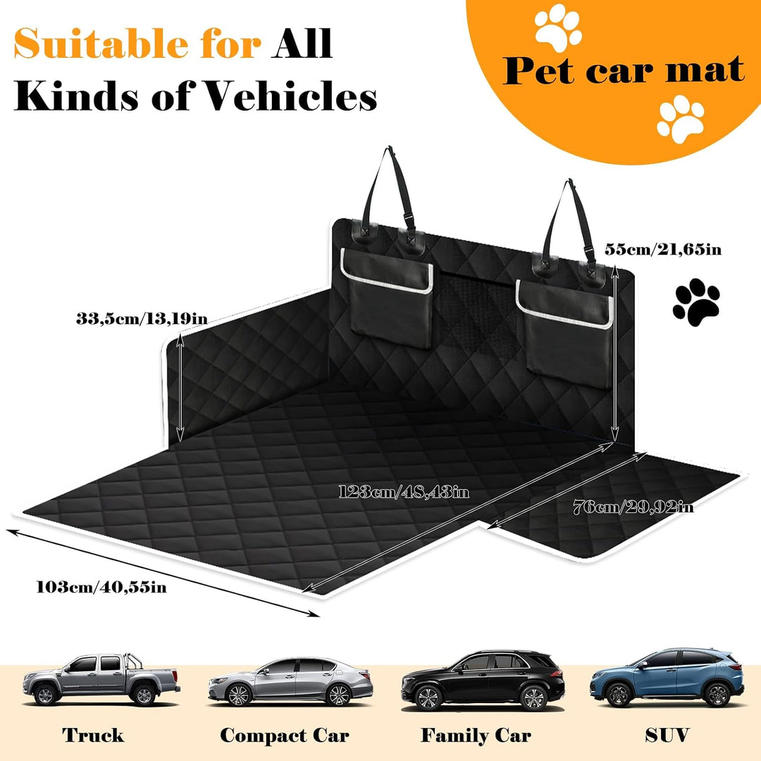 JMIATRY 1 Stück Hundedecke Auto Kofferraum, Kofferraumschutz Hund 103 x 180 cm, Kofferraumdecke Hund