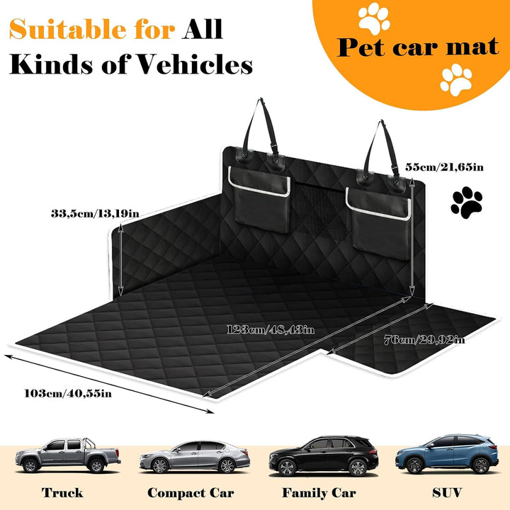 JMIATRY 1 Stück Hundedecke Auto Kofferraum, Kofferraumschutz Hund 103 x 180 cm, Kofferraumdecke Hund
