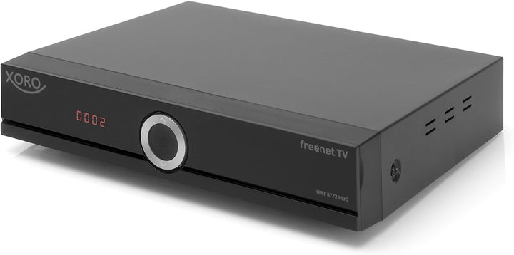 XORO HRT 8772 HDD - 2TB Full-HD DVB-C/T2 Receiver mit Twin Tuner, Freenet TV integriert, inkl. 2TB F