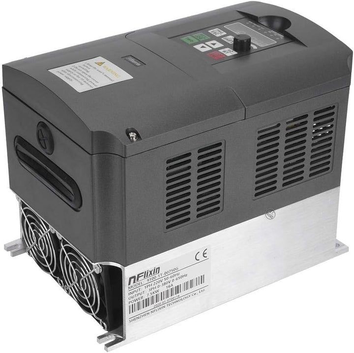 Frequenzumrichter, VFD 7,5 kW 220 V AC Einphaseneingang 3-Phasen 30 VAC Ausgang 7,5 kW, Boost Freque