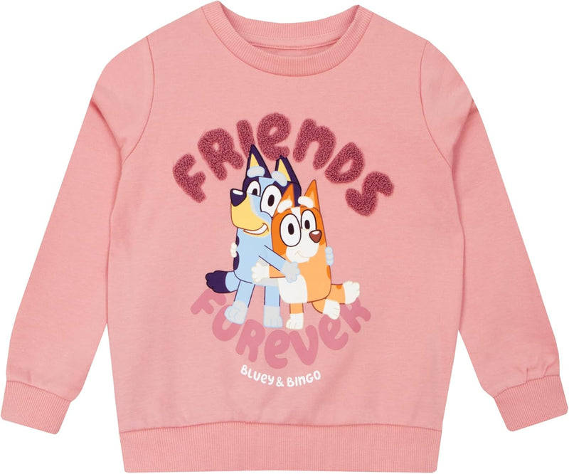 BlueY Sweater | Mädchen Pullover | Bingo Sweatshirt Kinder 116 Rosa, 116 Rosa