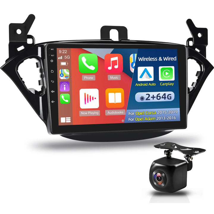 Android-Autoradio für Opel Corsa 2015-2019 / Opel Adam 2013-2016 mit kabellosem Carplay und Android