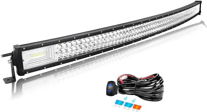 Willpower 50 Zoll 127CM 648W Led Arbeitsscheinwerfer Bar Gebogen Led Scheinwerfer 12V 24V Flutlicht